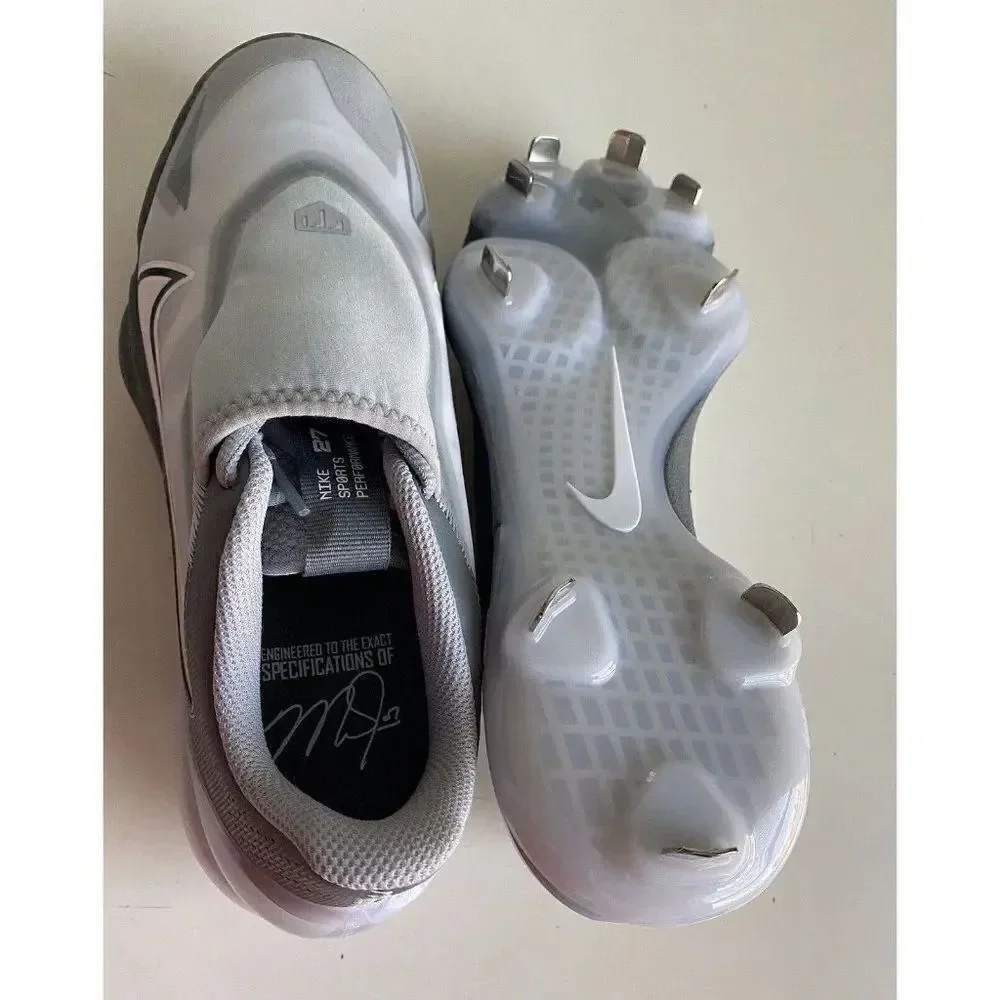 Nike Force Zoom Trout 8‎ Pro Metal Baseball Cleats Men’s Sz 8 Gray CZ5915-001
